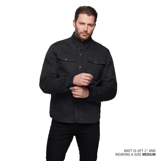 Men's Canyon Denim Overshirt, Black