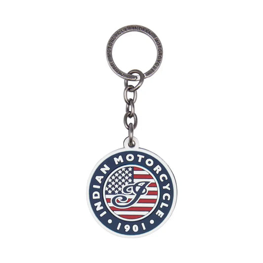 US Flag Logo Rubber Keyring