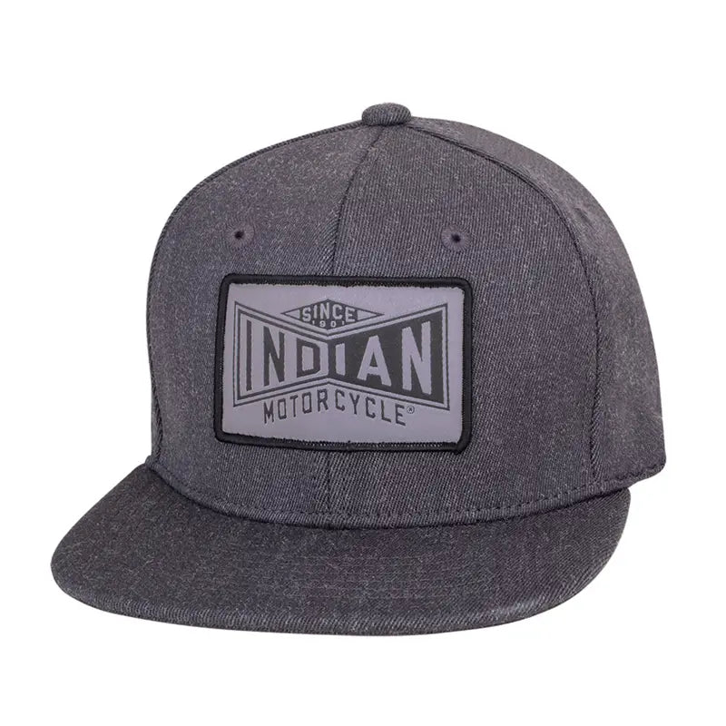 Mirror Patch Flex Fit Hat, Gray