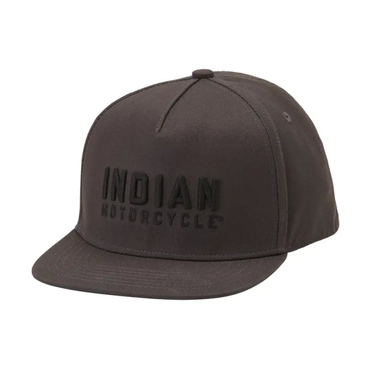 Men's Block Logo Embroidery Hat, Gray