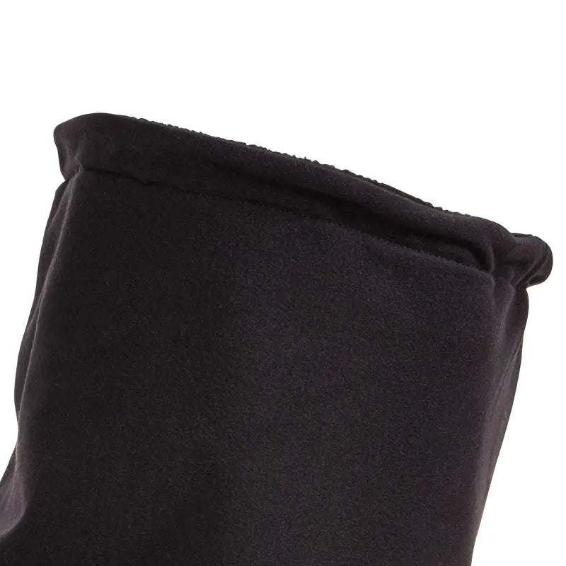 Men's Script Fleece Neck Warmer, Black