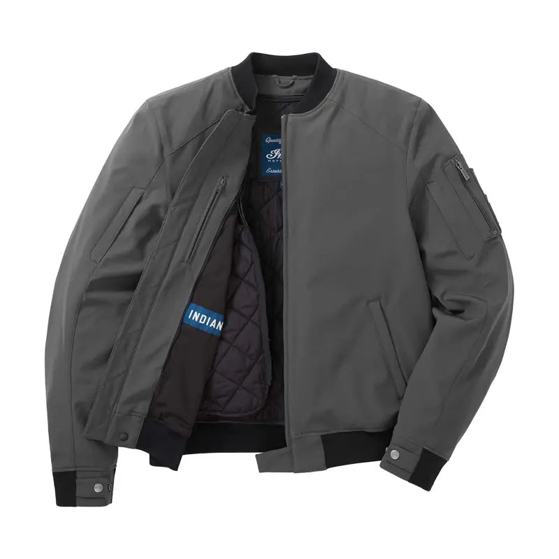 Men's Detroit Bomber Jacket, Gray