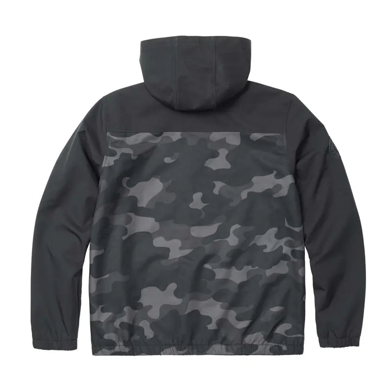 Men's Casual Camo Jacket, Black