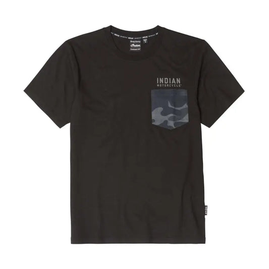 Men's Camo Pocket T-Shirt, Black