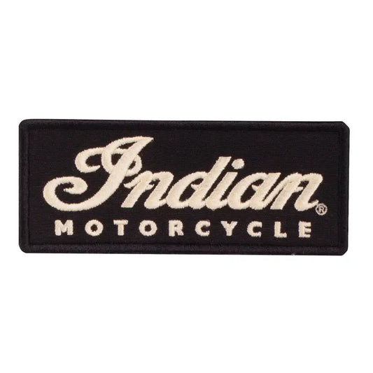 Embroidered Script Logo Patch, Black
