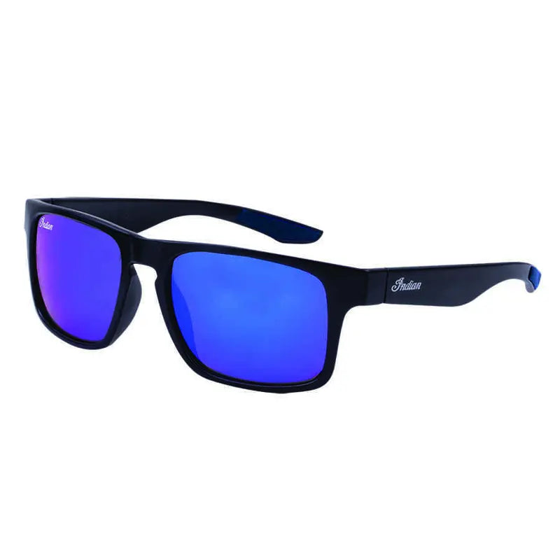 Casual Atlanta Sunglasses with Blue Revo Lens, Black