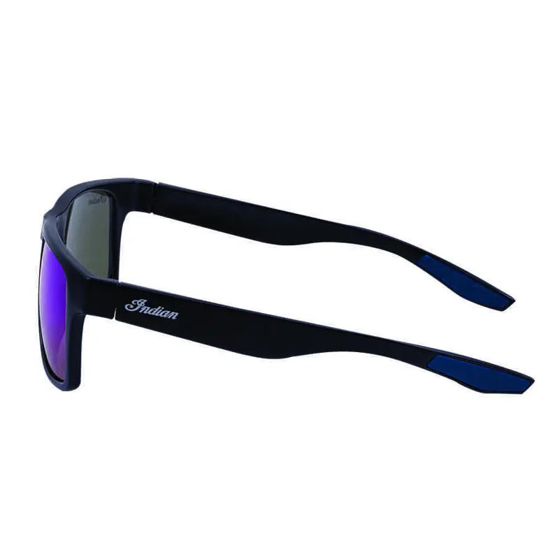 Casual Atlanta Sunglasses with Blue Revo Lens, Black